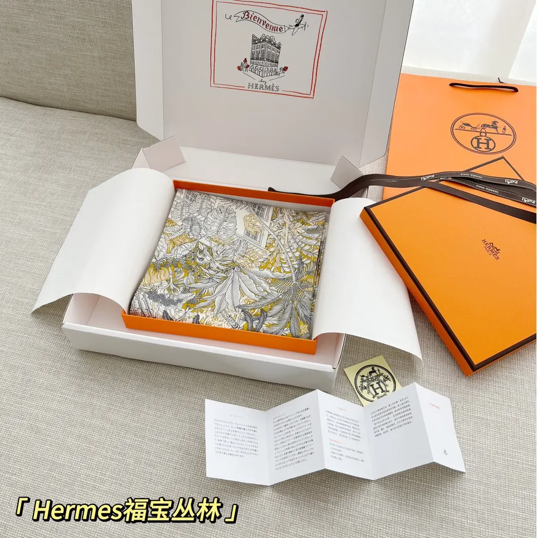 Hermès 粉色 編織 圍巾