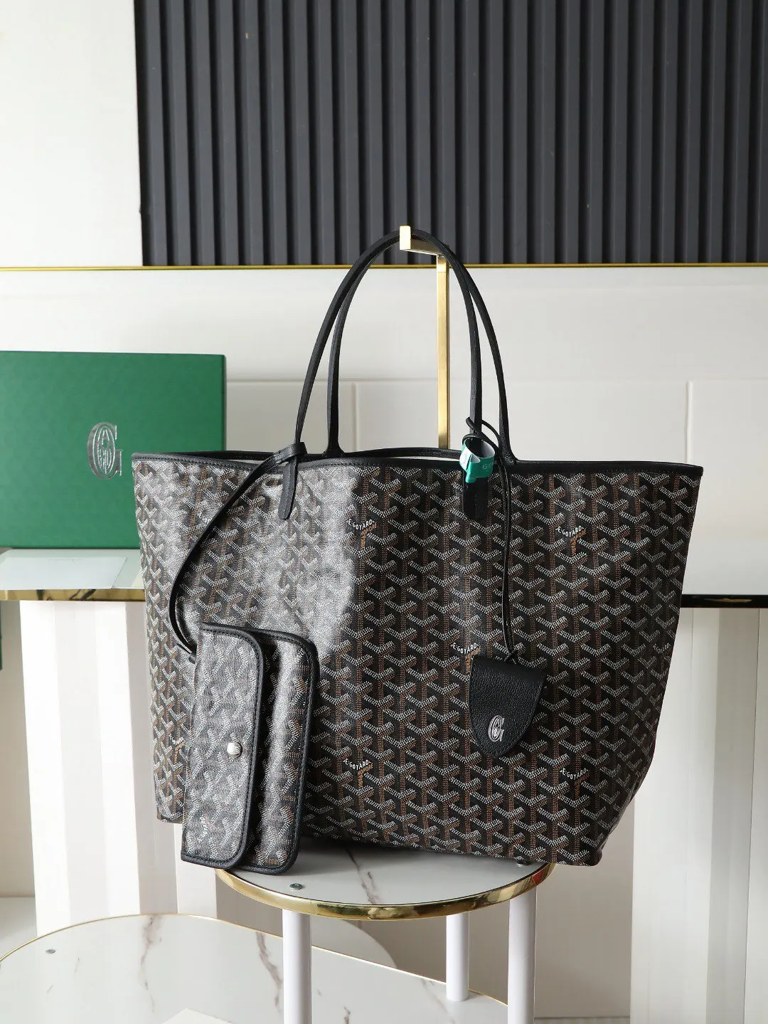 Goyard 帆布 腋下包 复古腋下背款