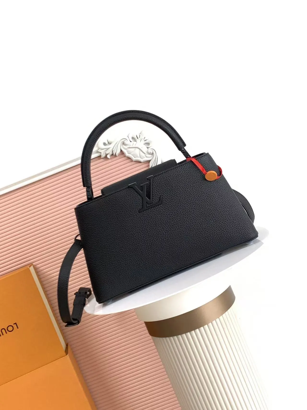 Black Chain Bag Leather