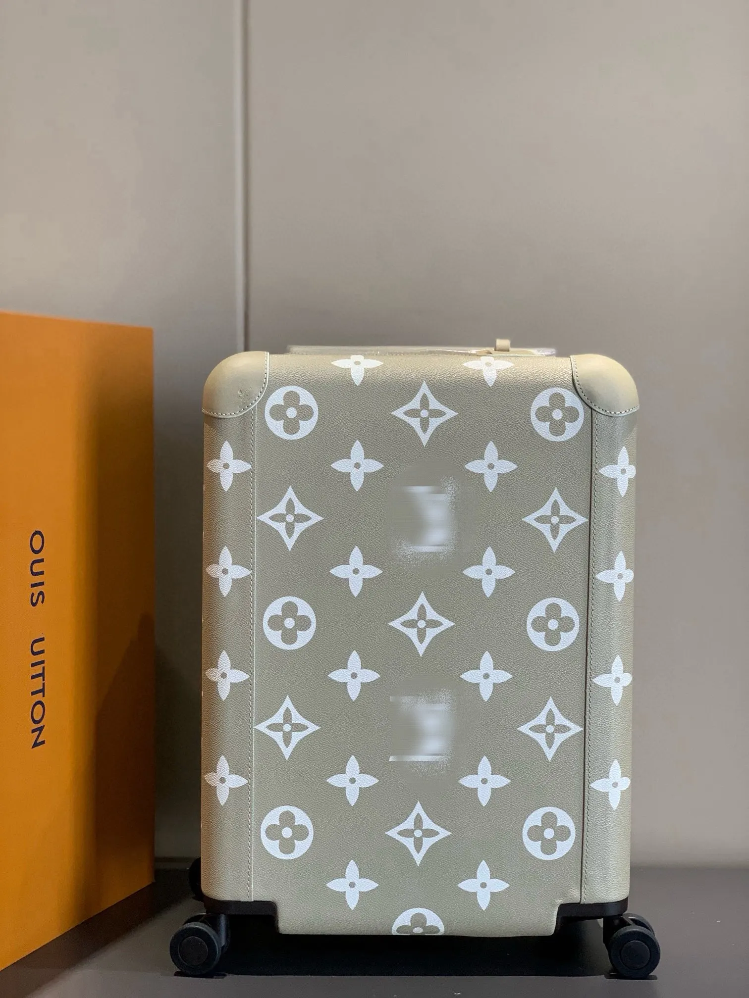 Gray Silver Suitcase Travel Lightweight
