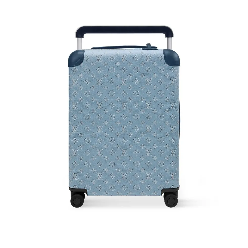 LV Horizon 淺藍色行李箱 簡約旅行款