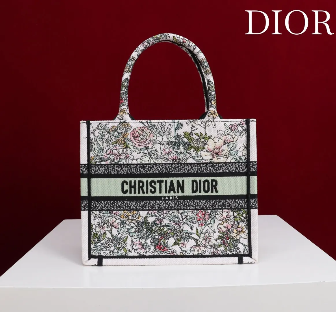 Dior 拼色 托特包 大容量托特款