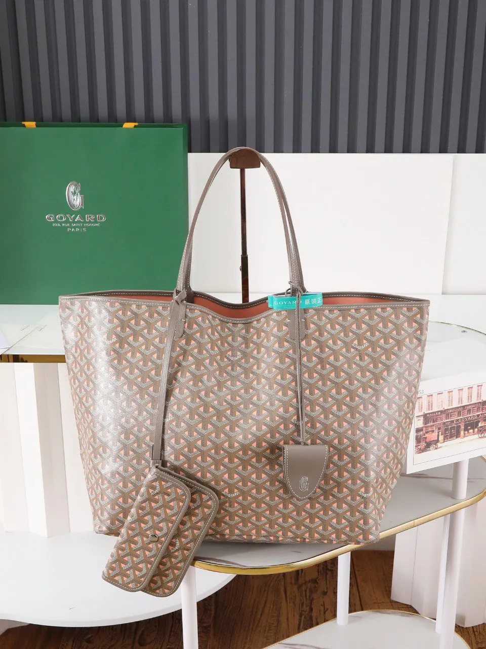 Goyard 帆布 腋下包 复古腋下背款