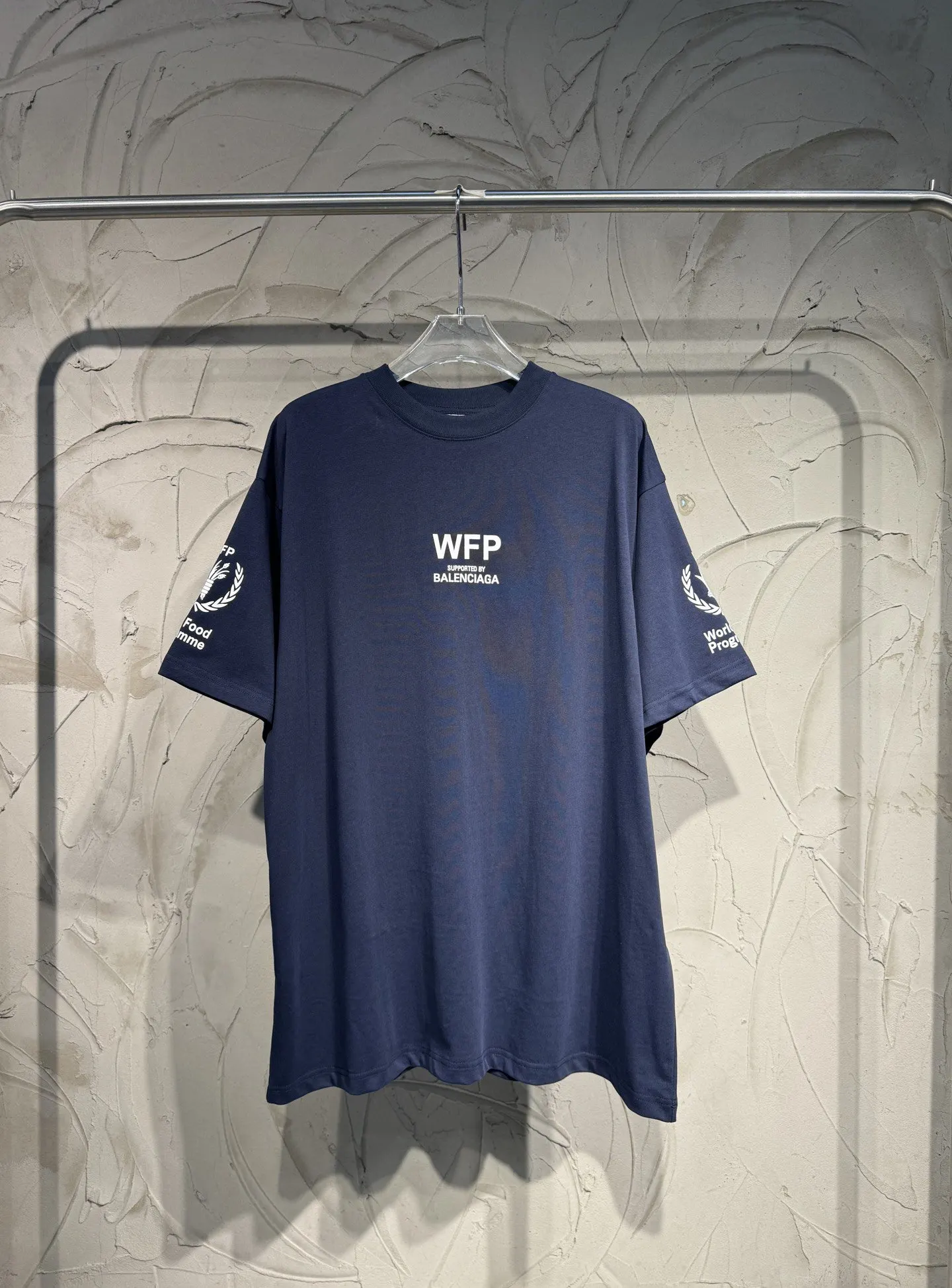 Balenciaga Logo Print Short Sleeve T-Shirt Street Casual