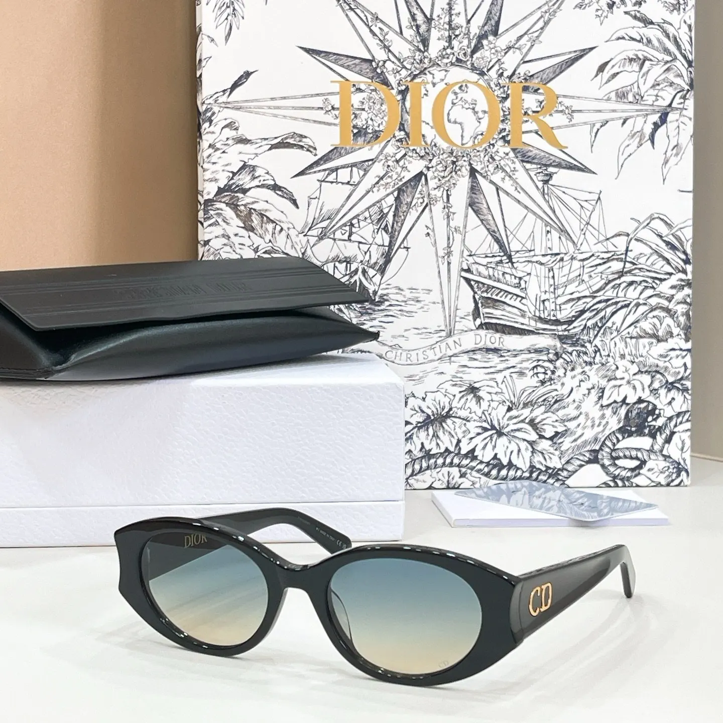 Dior 墨镜 時尚防晒 太陽鏡
