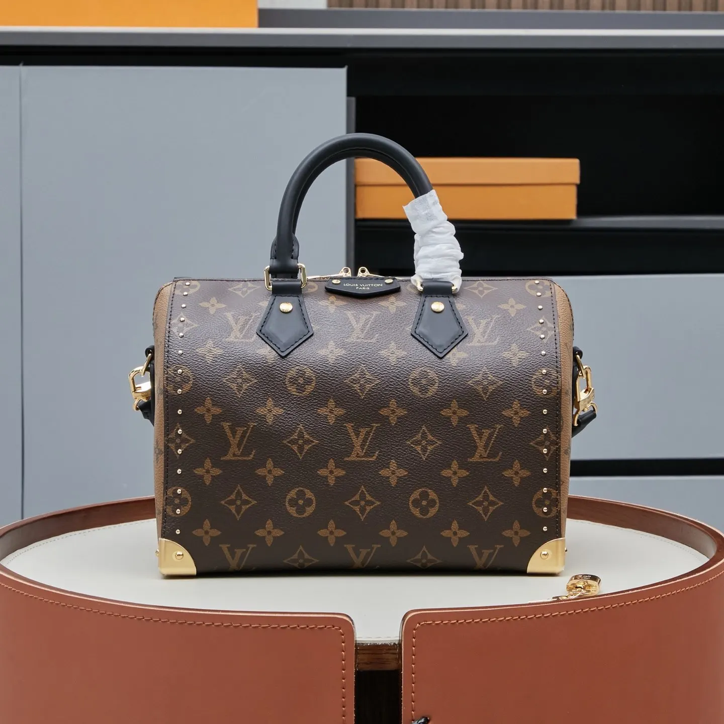LV Speedy 牛皮 收納包 旅行收納款