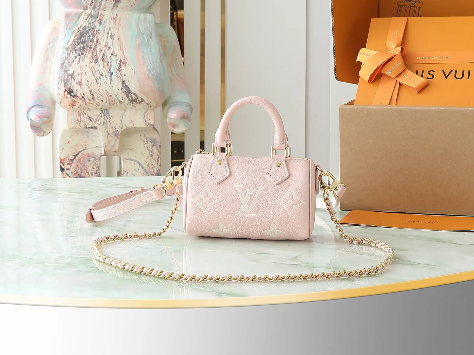 LV Speedy 鏈條包 單肩斜挎款