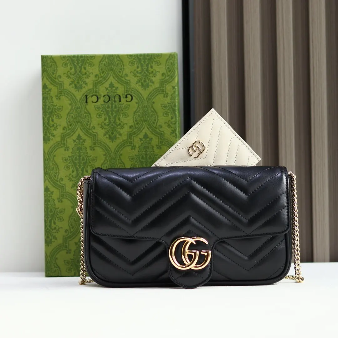 Gucci Marmont 牛皮 鏈條包 精致鏈條款