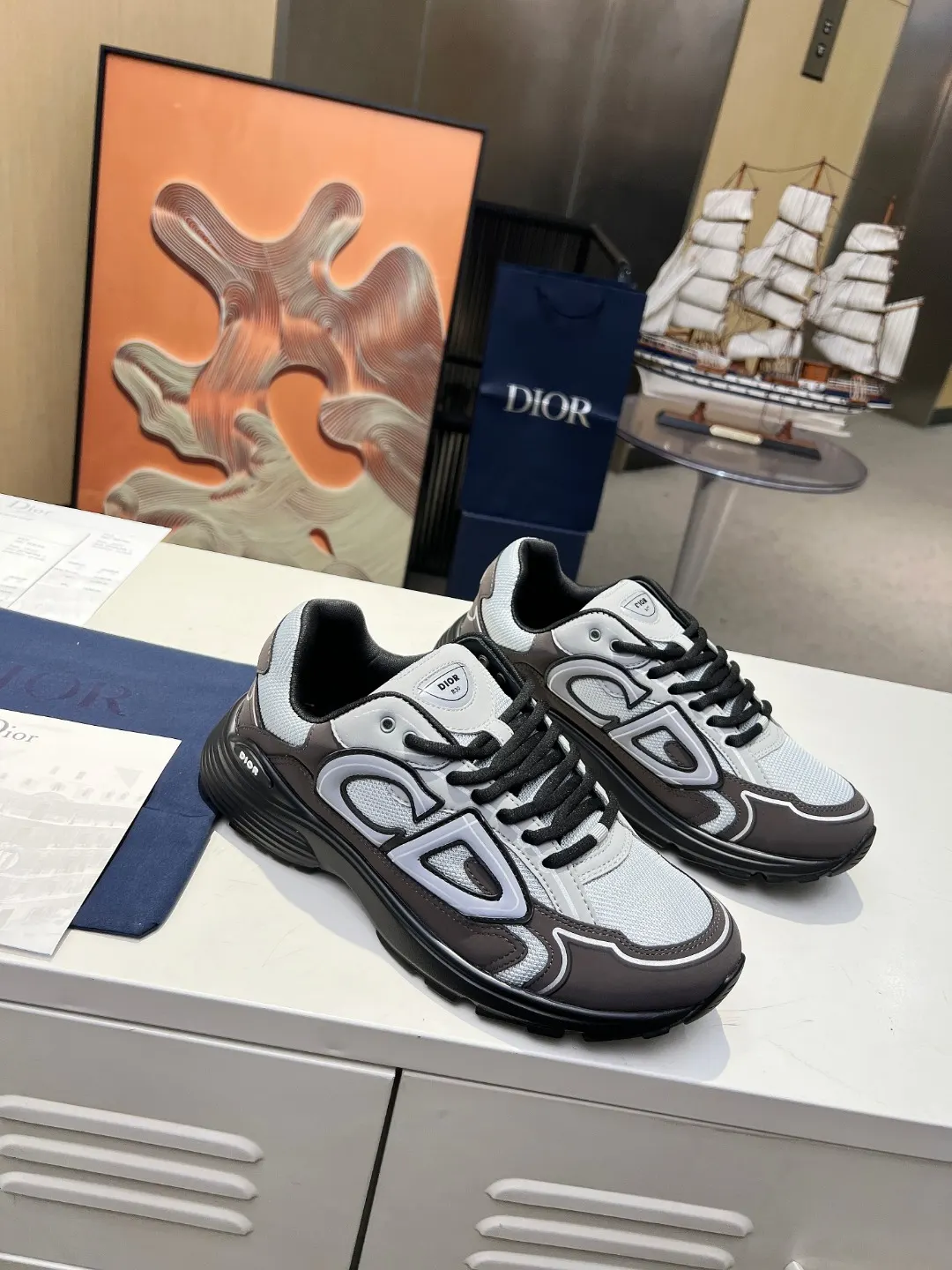 Dior B30 Black Sneakers Casual Versatile