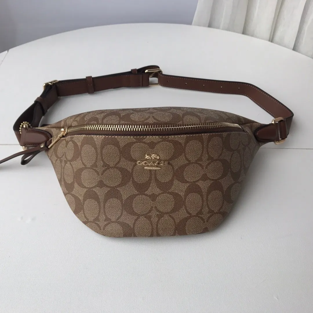 Coach 女士 經典Logo腰包 胸包 休閒腰包款