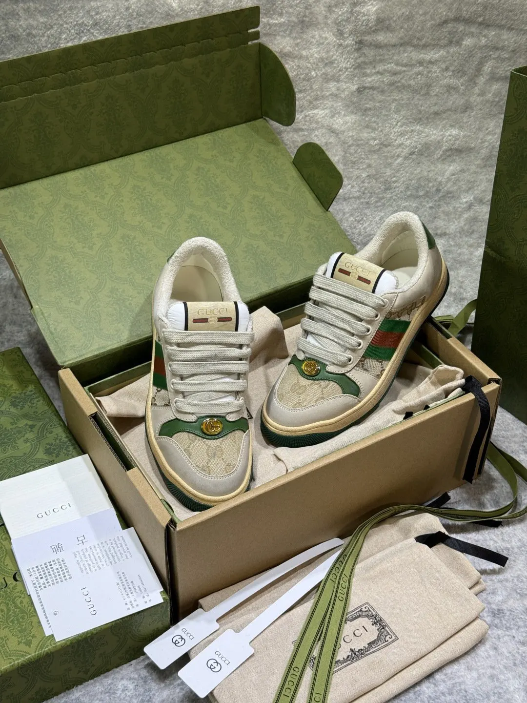 Gucci Logo casual sneakers, all-match 63