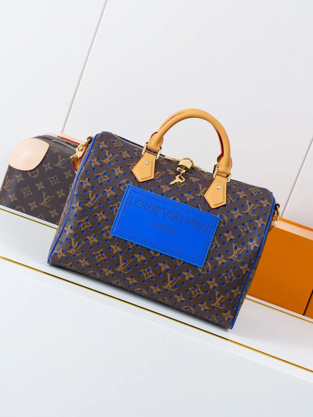 LV Speedy 牛皮 收納包 旅行收納款