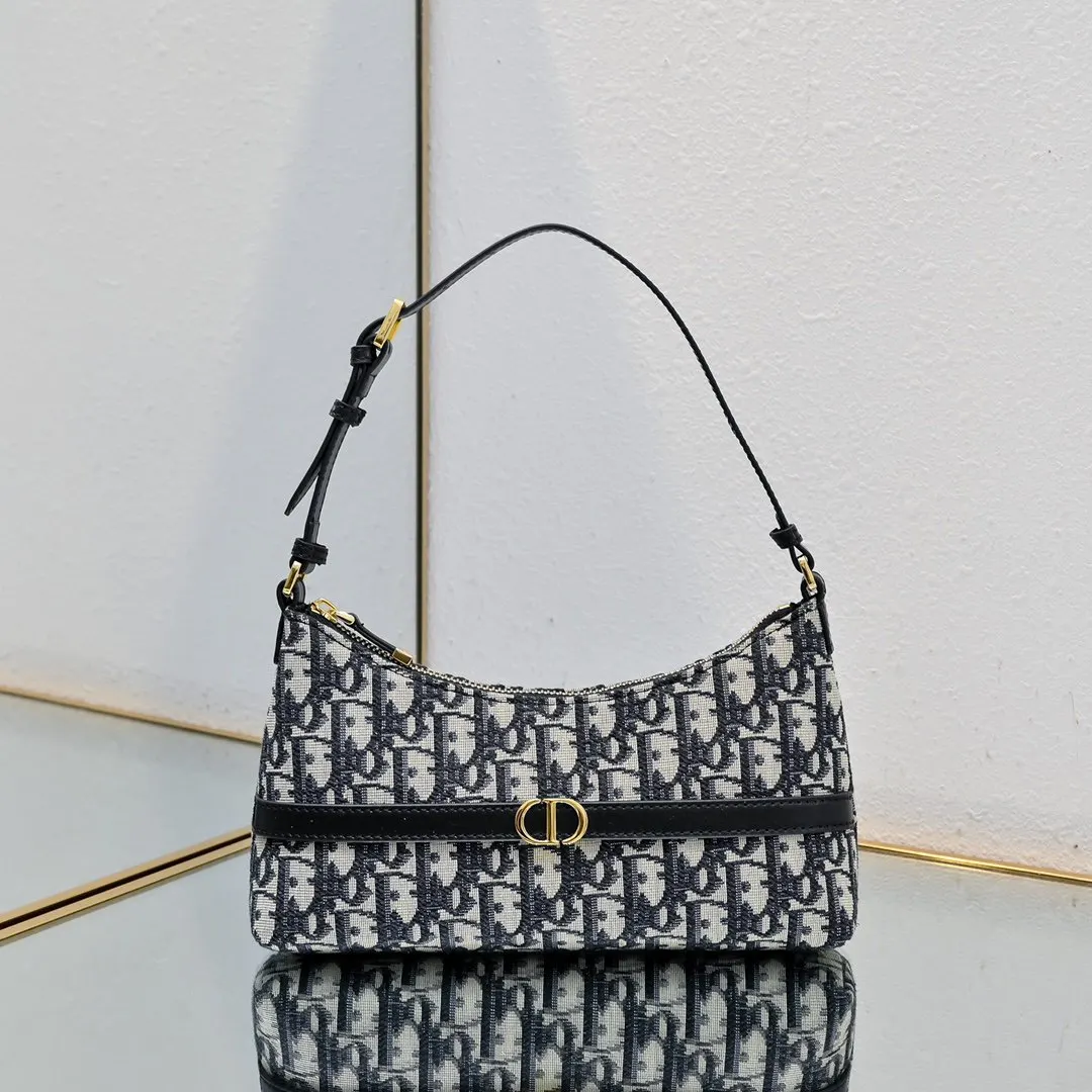 Dior Caro 白色 Oblique 手提包 精選款