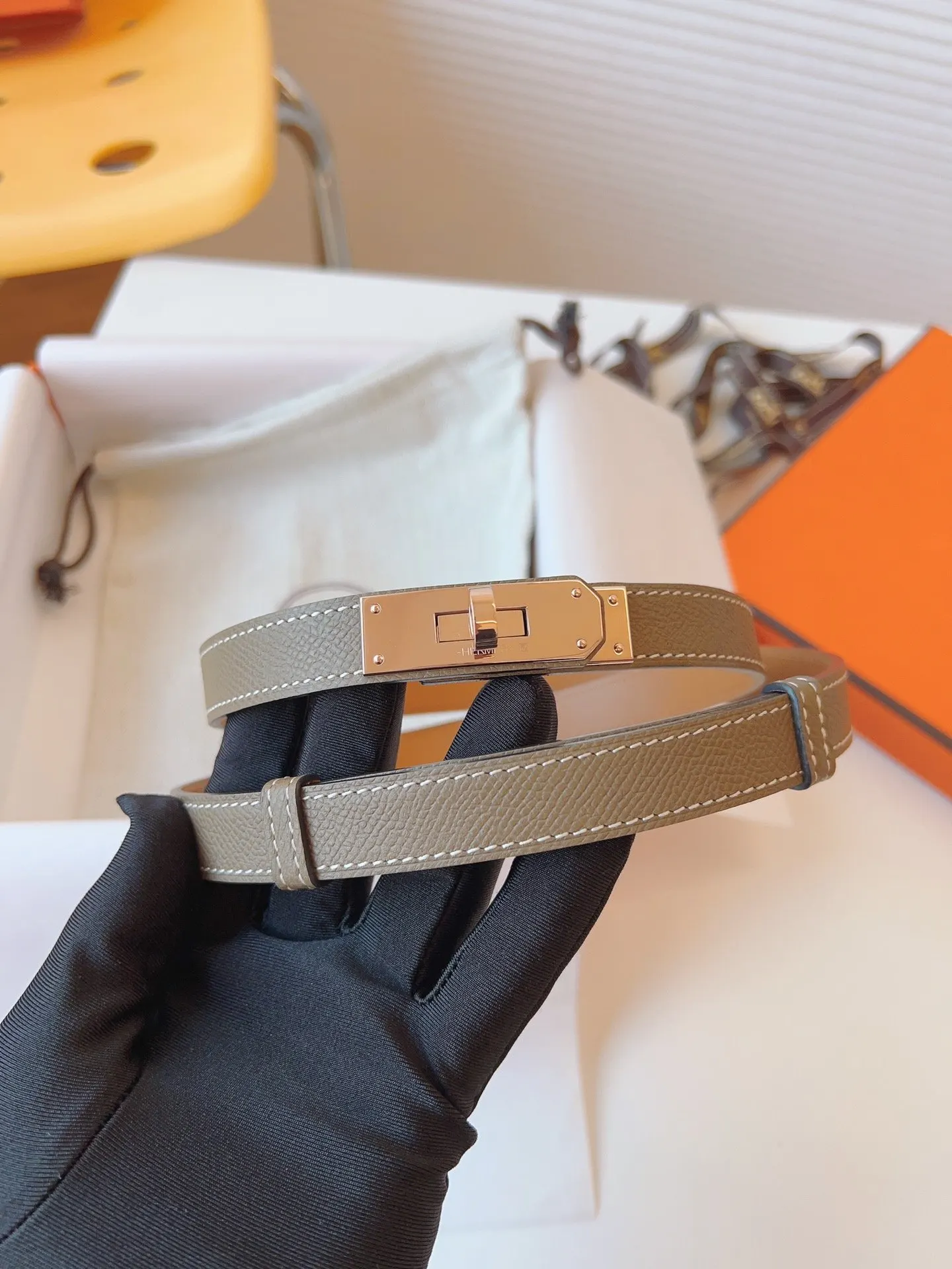 Hermes Top Handle Bag Classic Leather