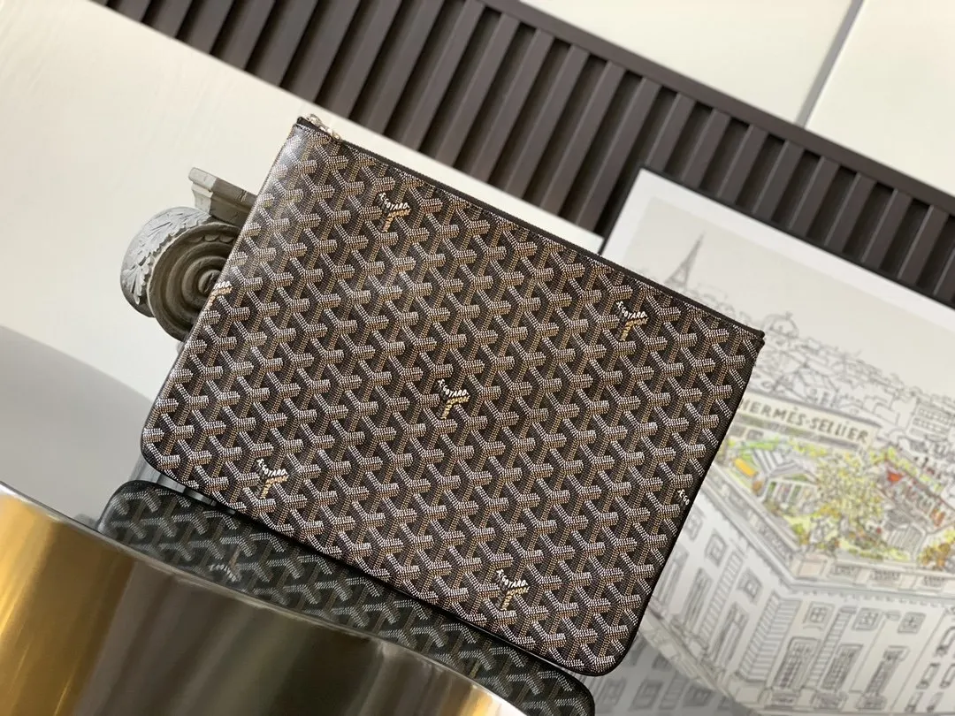 Goyard 黑色 鼎鼎戈雅 手拿包 精致手拿款