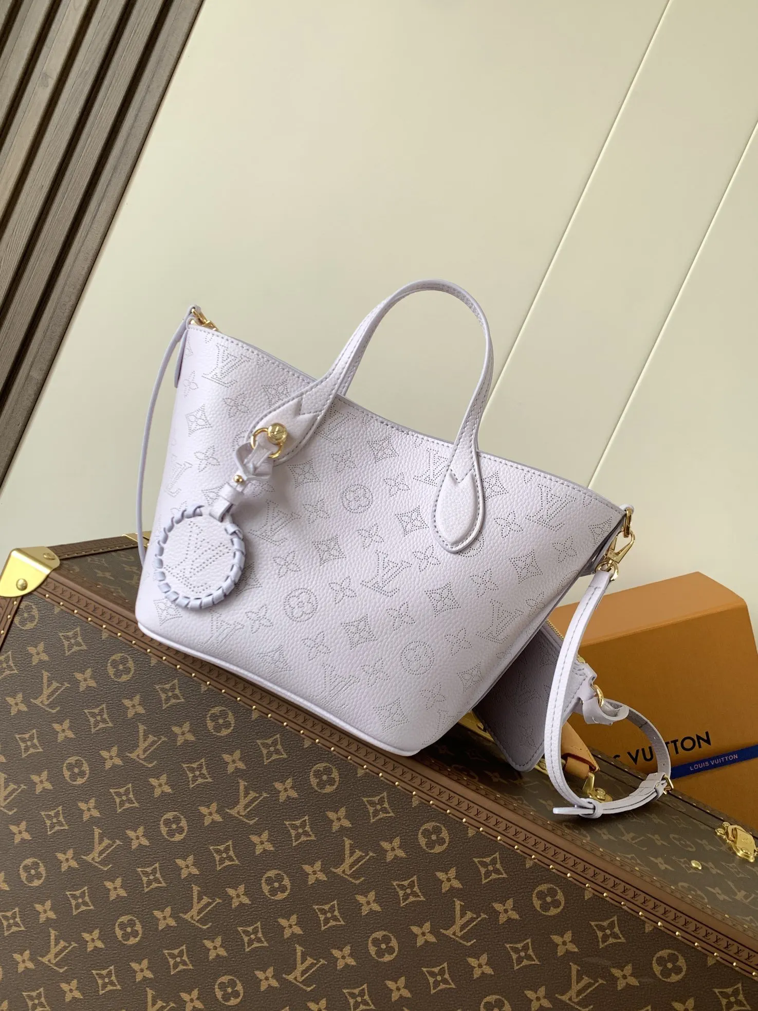 Louis Vuitton Purple Organizer Pouch Travel Leather