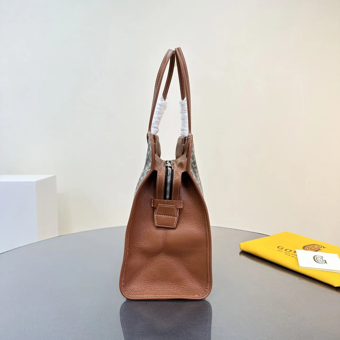 Top Handle Bag Commuter Leather