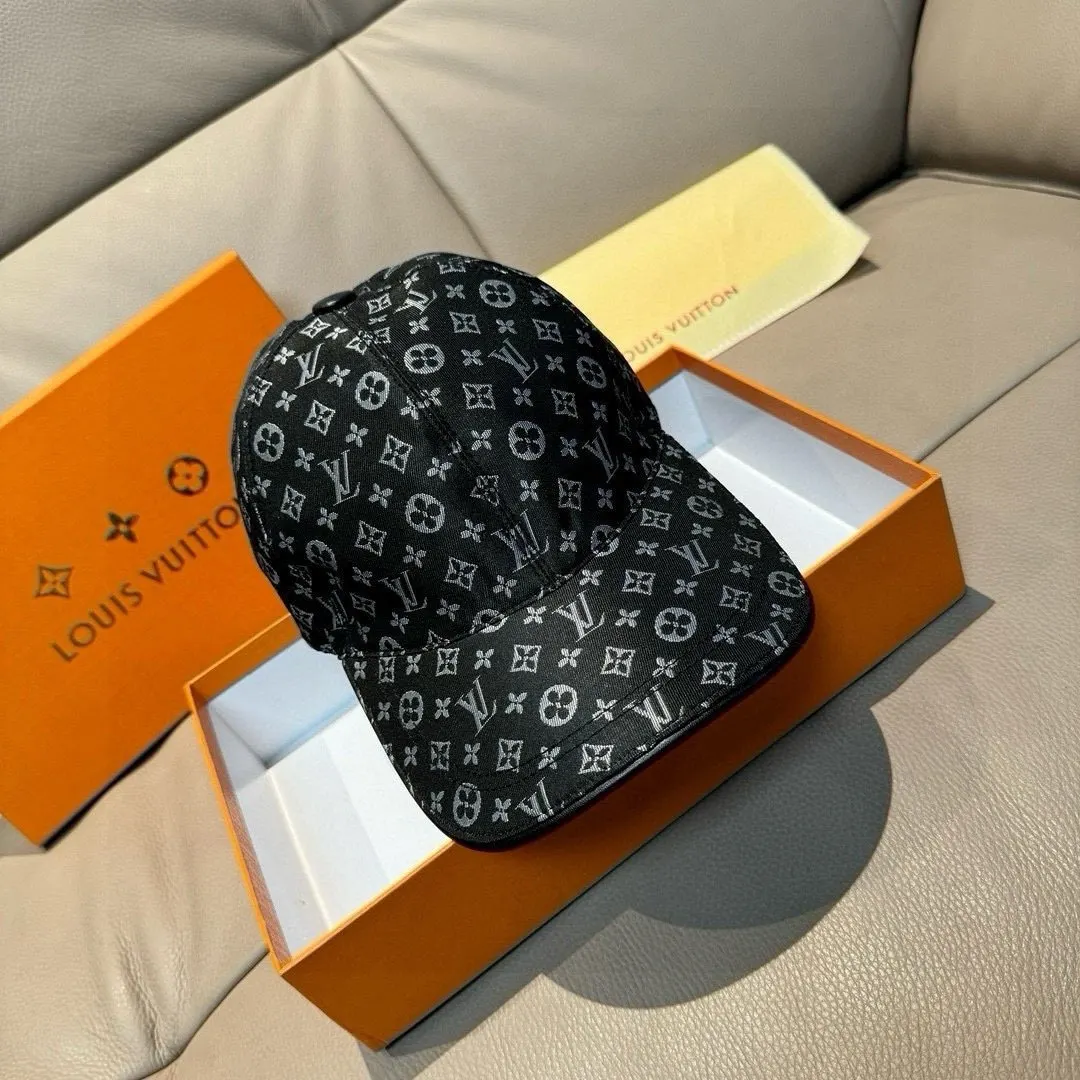 LV 提花 牛皮 棒球帽 日常休闲款