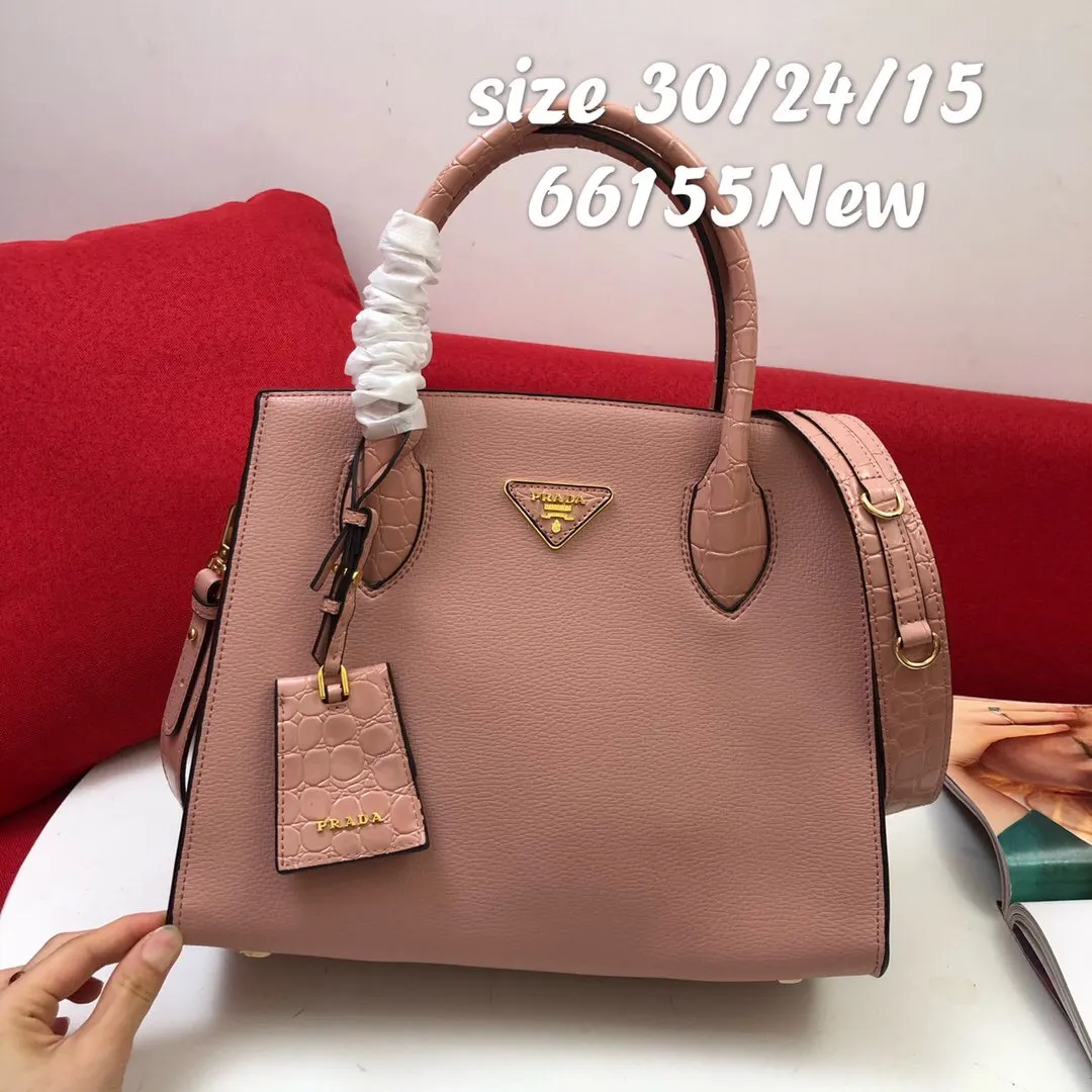 PRADA 鳄鱼皮 牛皮 手提包 日常通勤款