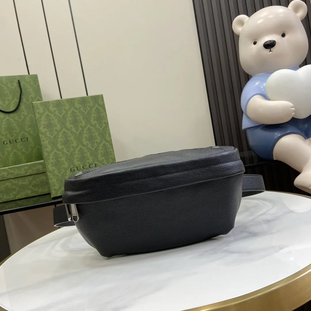 黑色 灰色 帆布 腰包 休闲腰包款