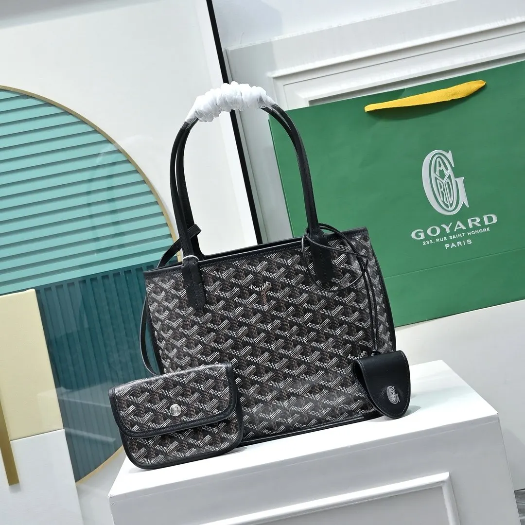 Goyard 牛皮 高 戈雅双面mini 王菲同款购物袋 头层牛皮 托特包 大容量托特款