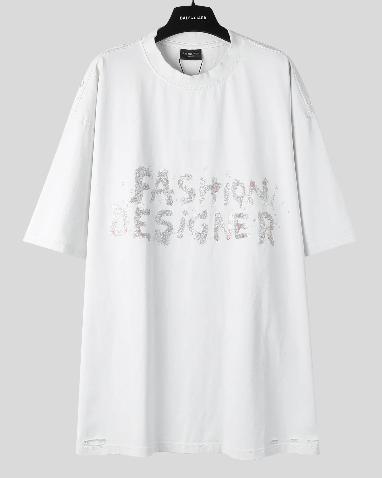 Balenciaga Short Sleeve T-Shirt Street Casual