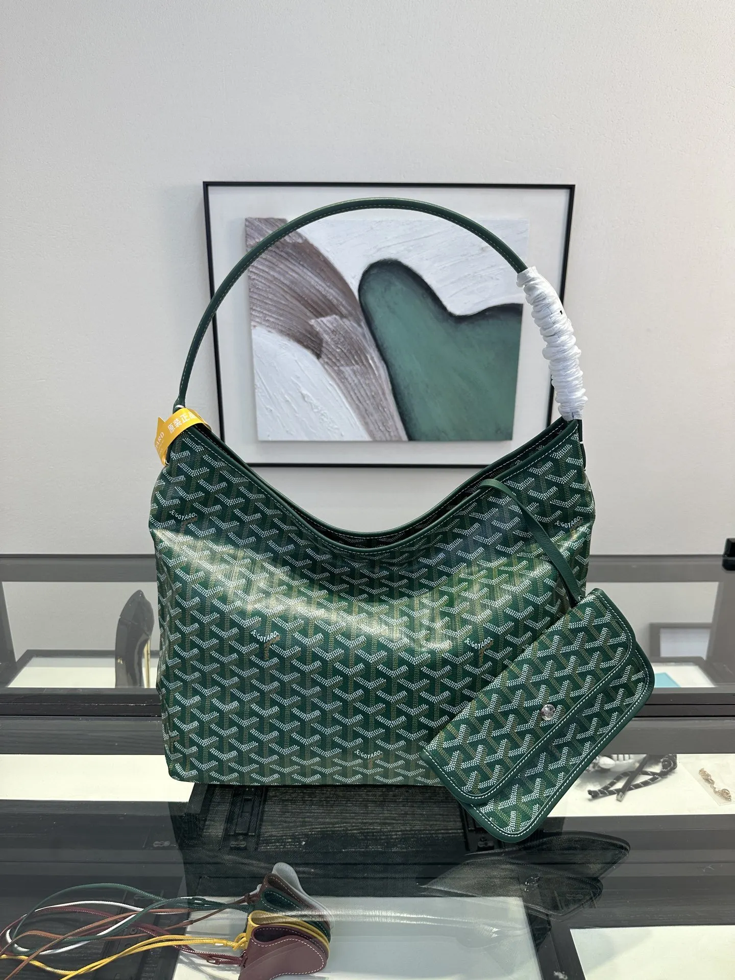 Goyard Hobo 綠色 腋下包 復古腋下背款