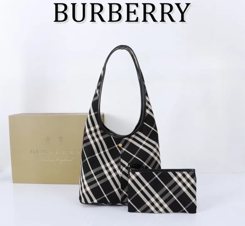 Burberry 小牛皮 托特包 大容量托特款
