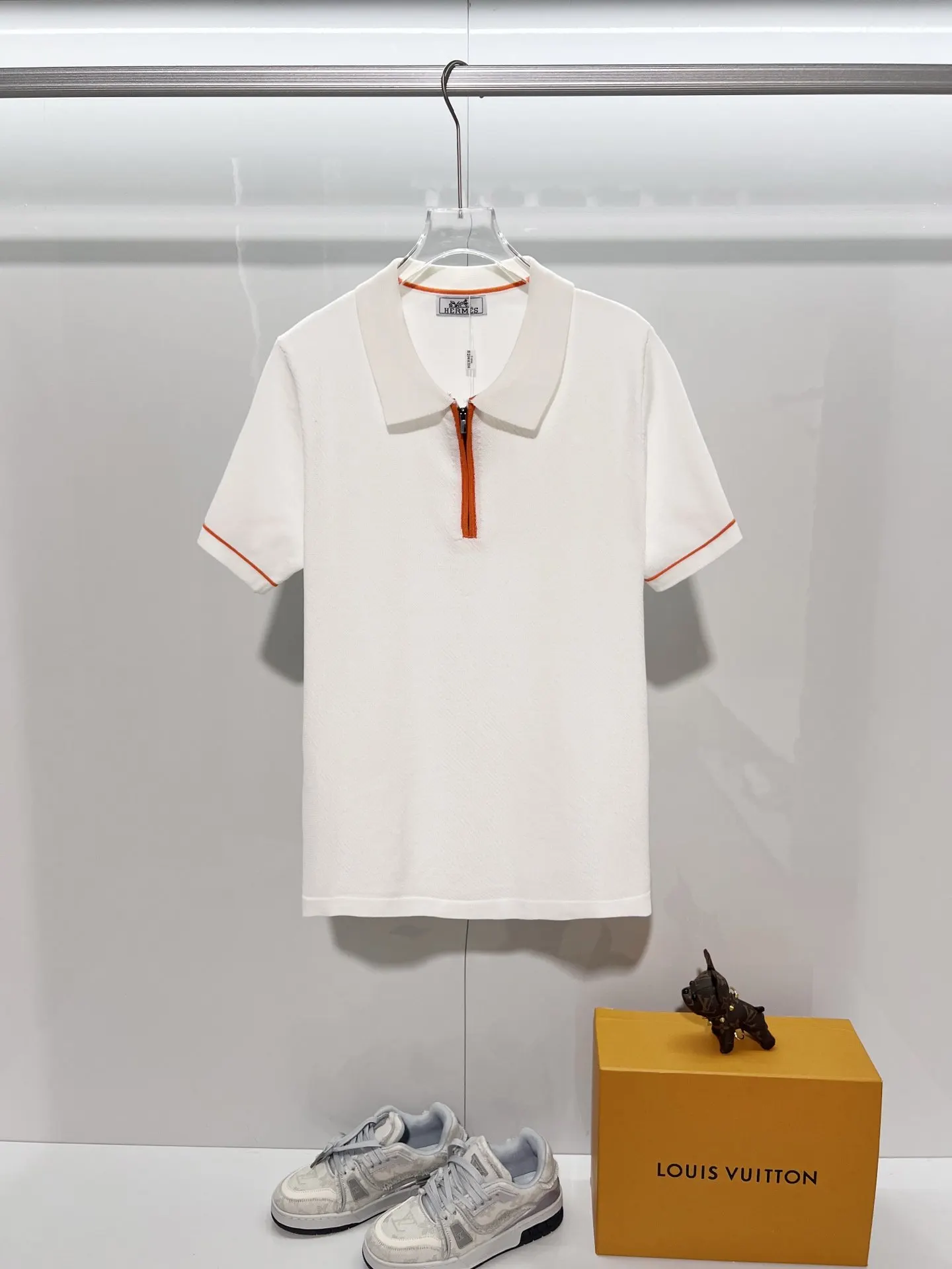 Hermes 橙色 針織衫 高級休閒款