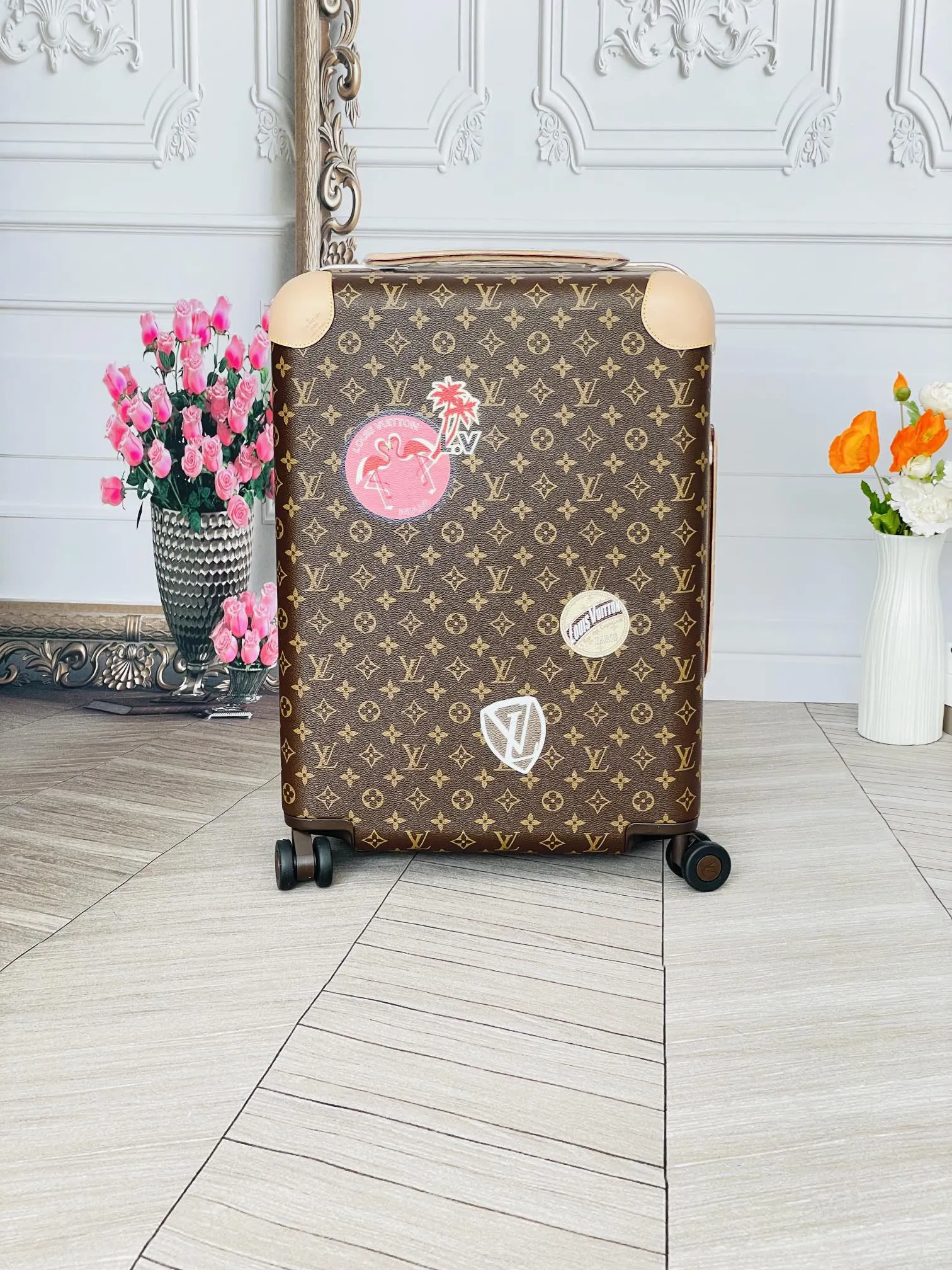 Louis Vuitton Monogram Suitcase Travel Lightweight Canvas