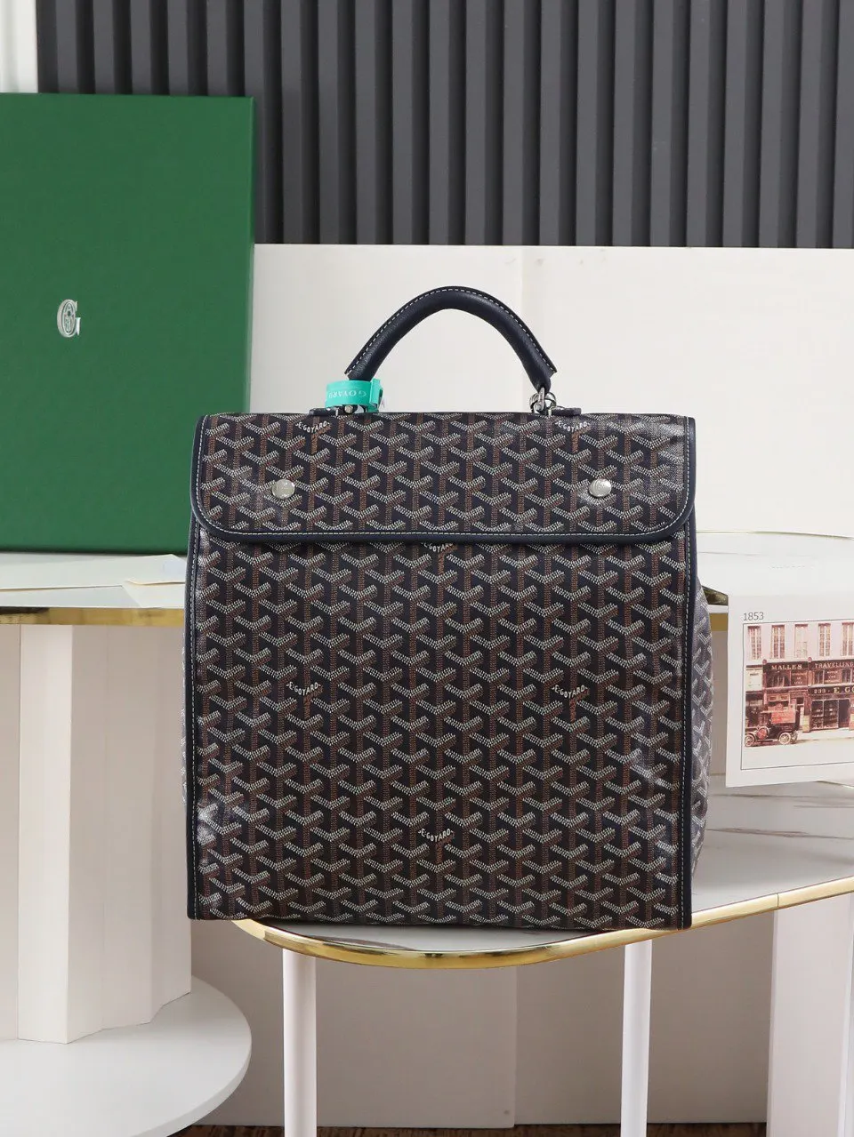 Goyard Blue Backpack