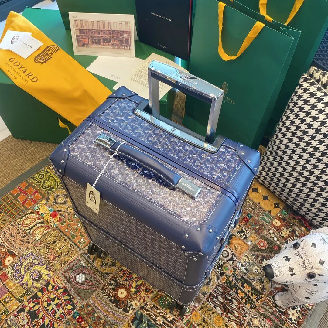 Goyard 黑色 白色 行李箱 旅行拉杆款 轻便出行款