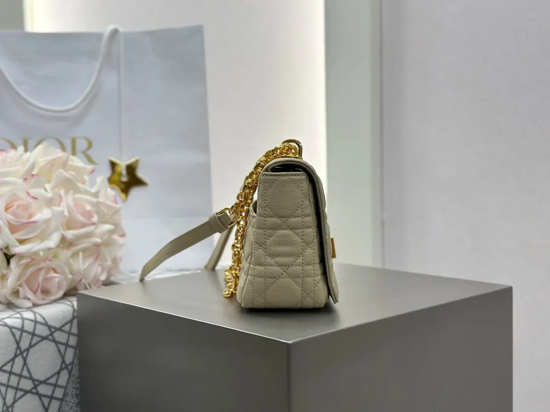 Beige Crossbody Bag Lightweight Leather