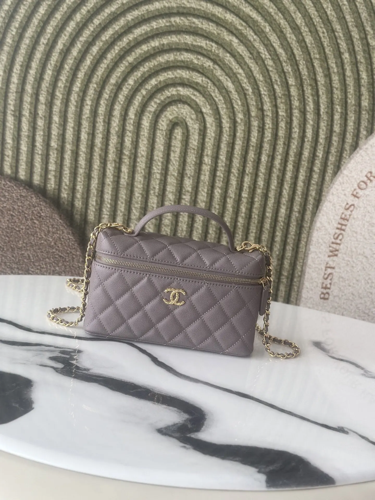 Gold Chain Bag Classic Leather