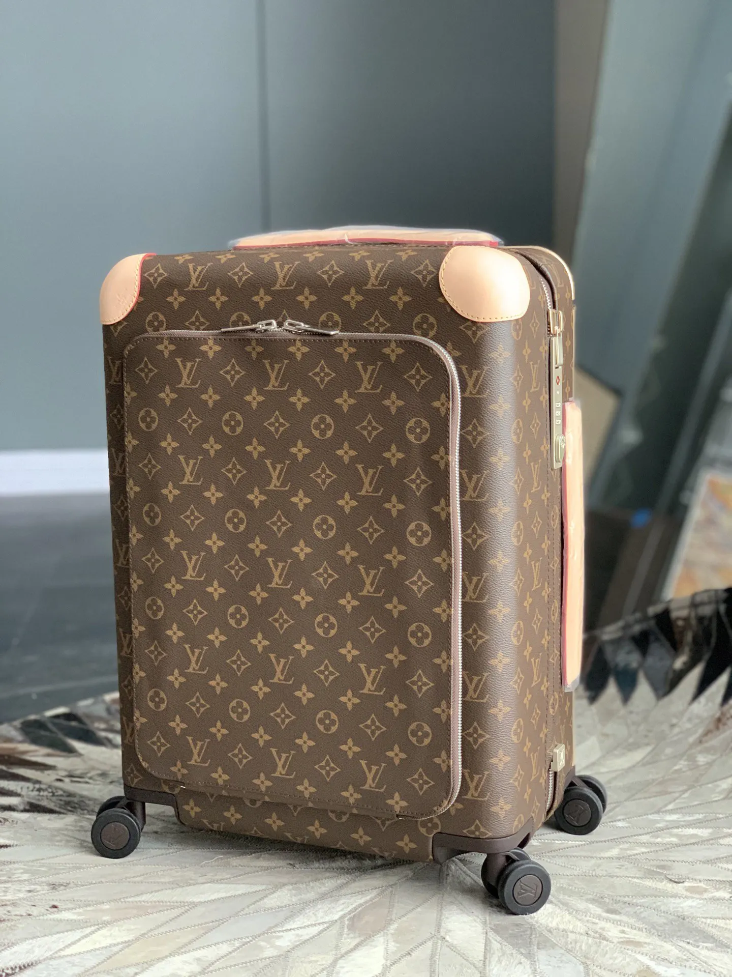 老花 驴家威登 高 商務箱 前置口袋版 行李箱 旅行拉杆款 輕便出行款