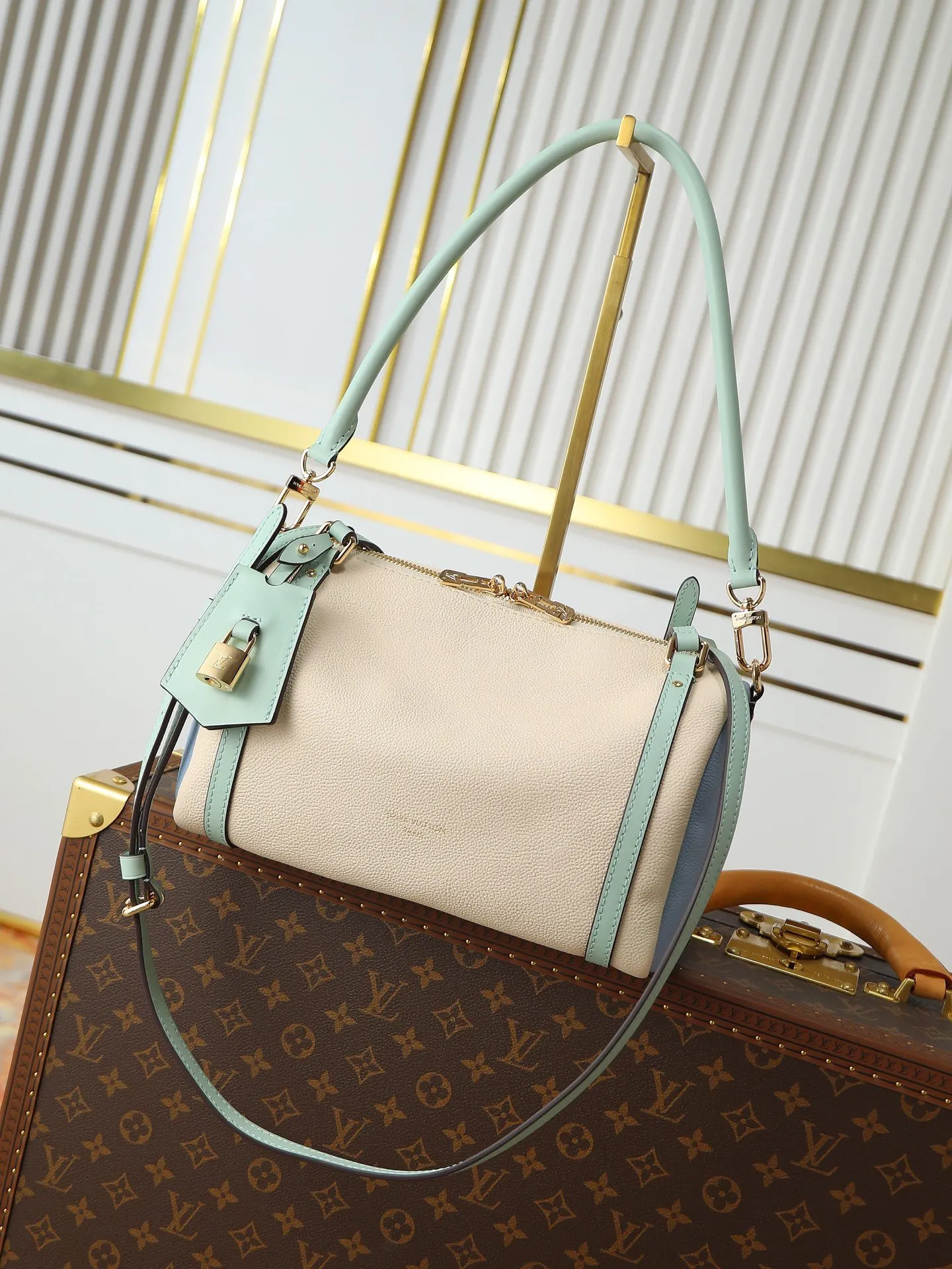 LV Keepall 牛皮 旅行袋 大容量旅行款