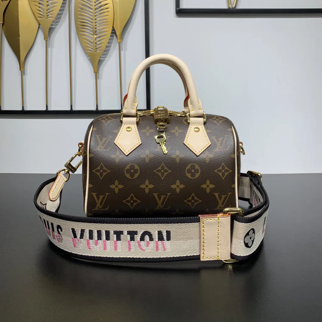LV Speedy 牛皮 旅行袋 大容量旅行款
