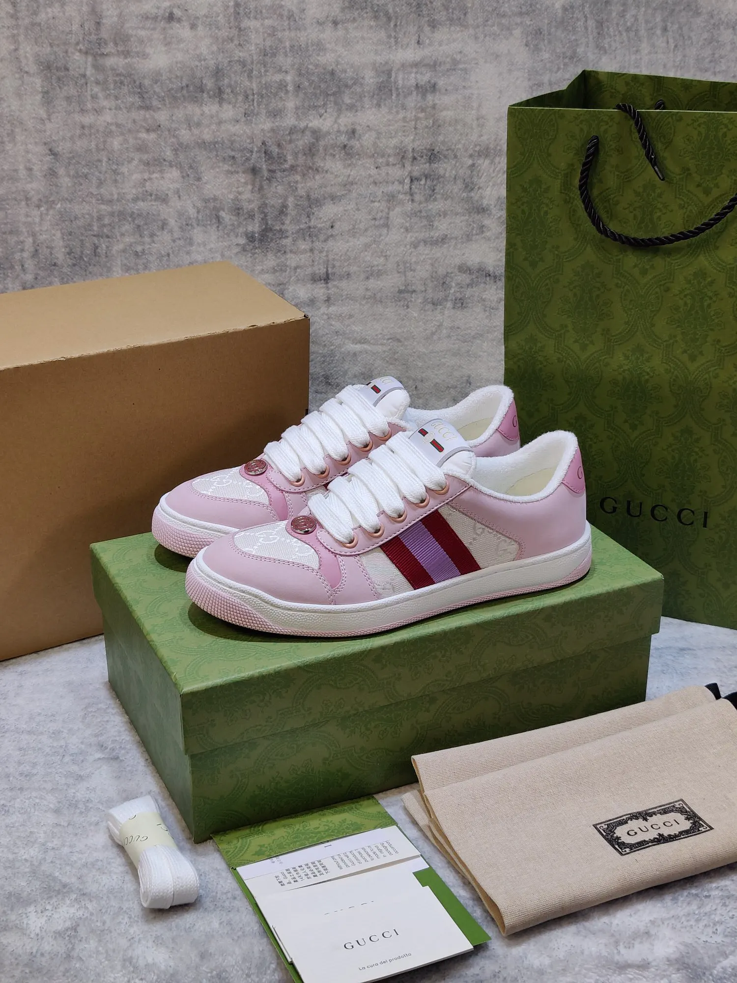Gucci Logo休閒運動鞋 百搭款