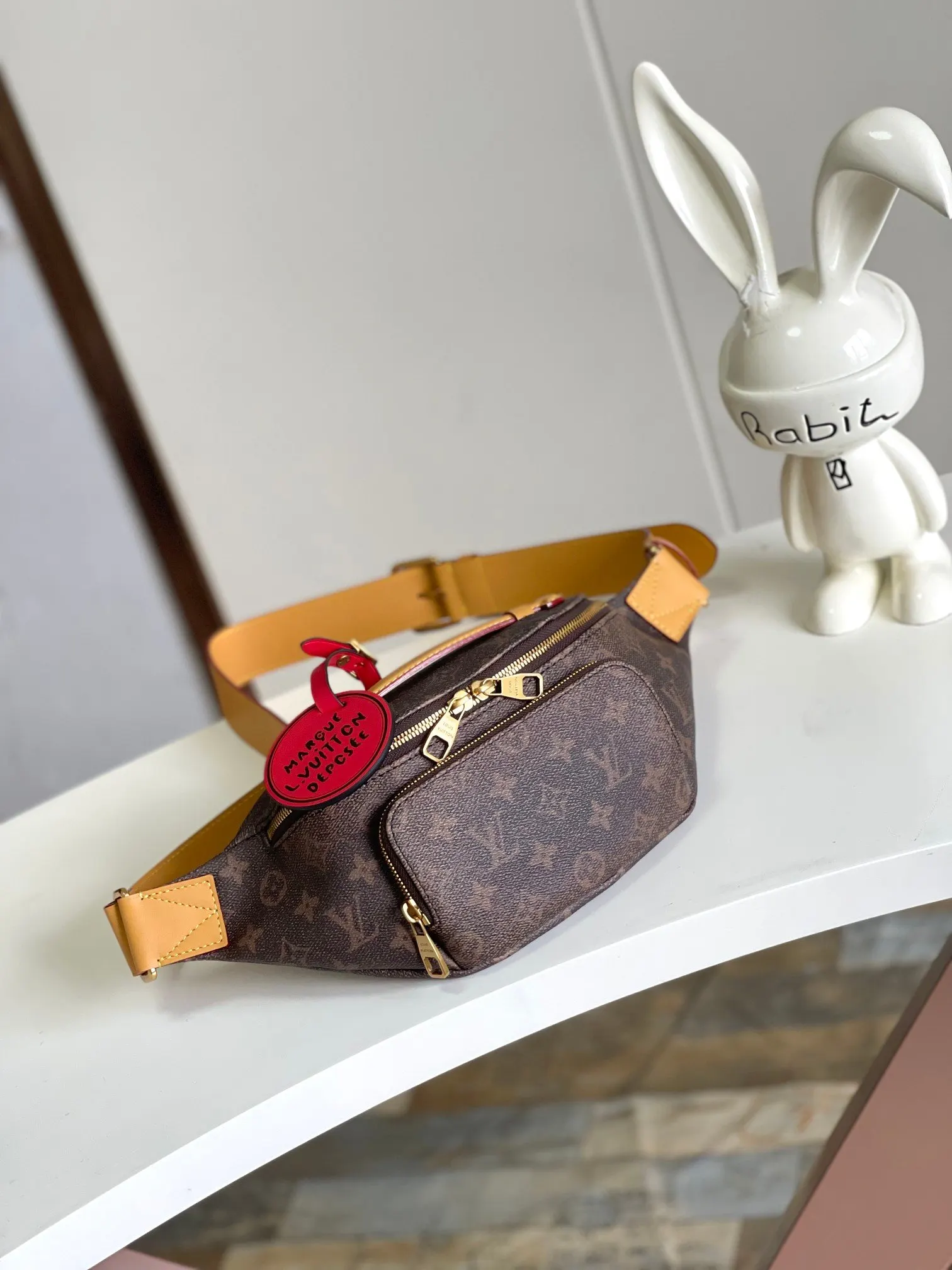 LV 帆布 腰包 休闲腰包款