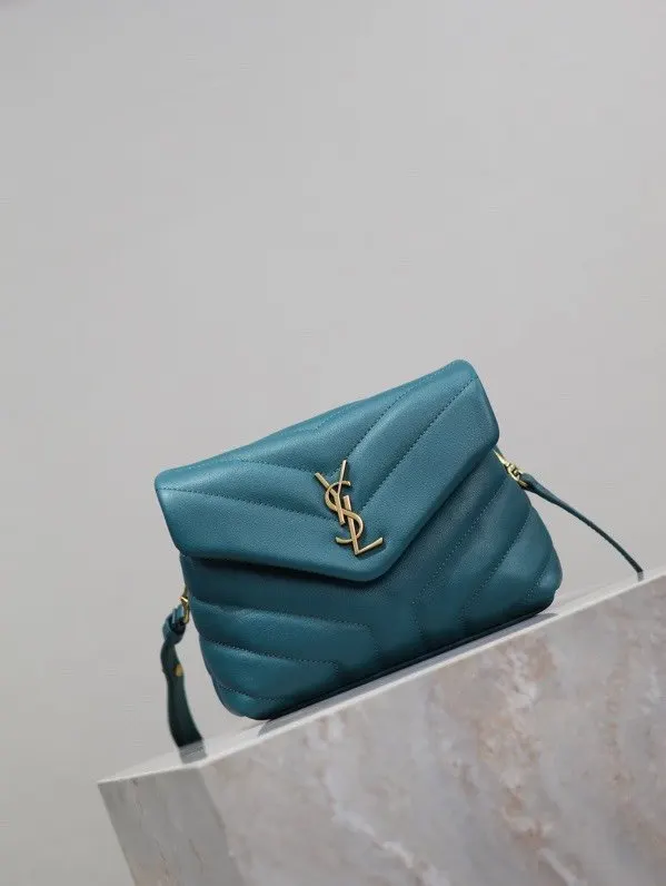 牛皮 Loulou 松石绿 Y家经典 斜挎包 轻便斜挎款