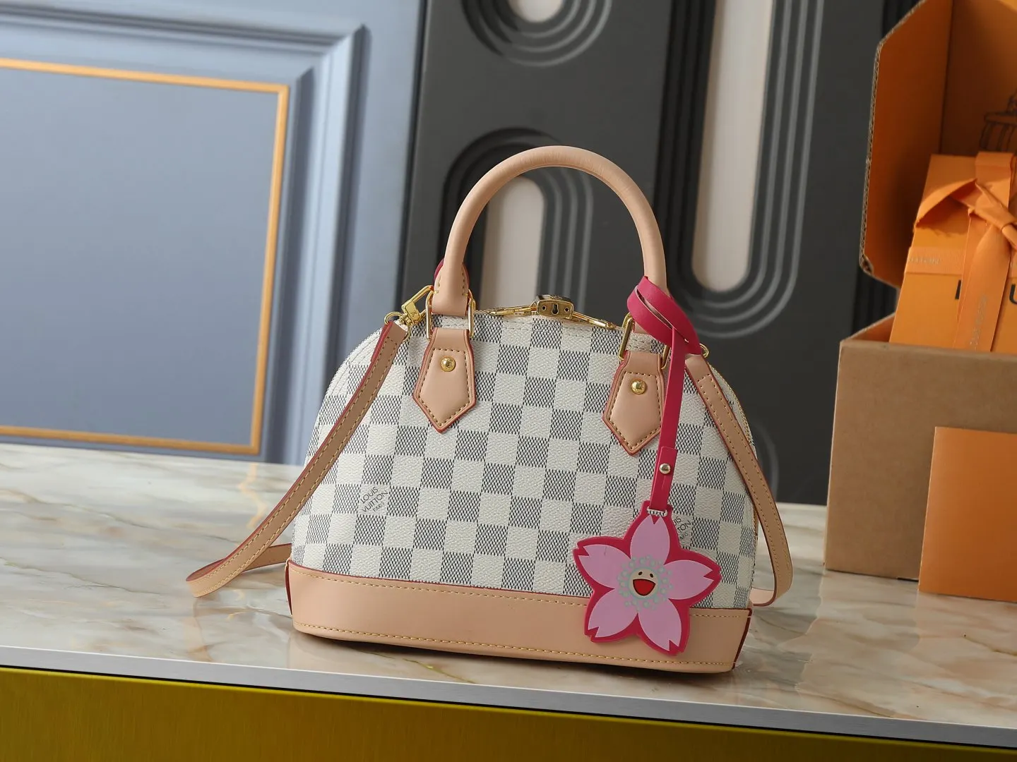Louis Vuitton Pink Gold Organizer Pouch Travel