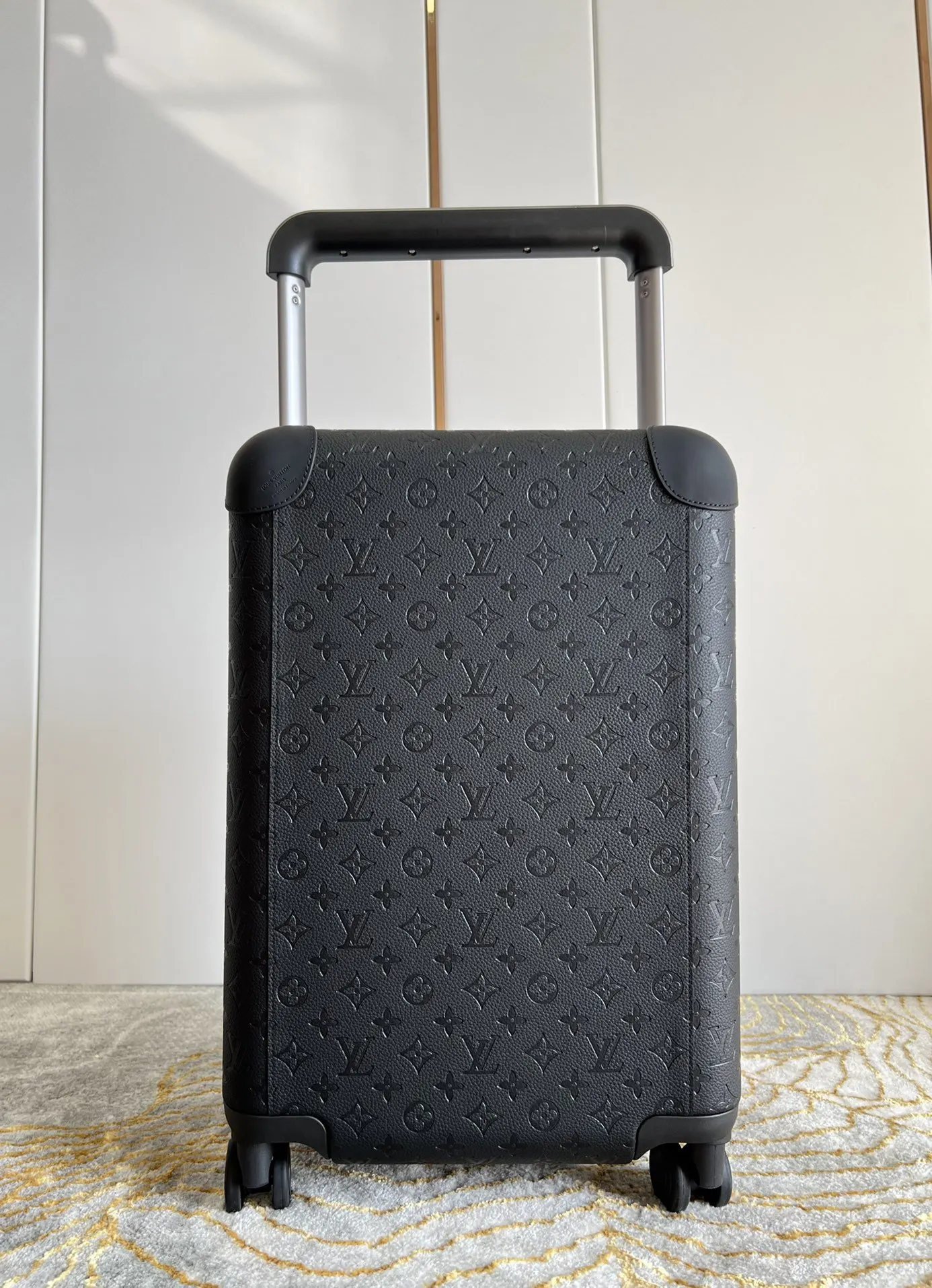 LV 黑色 帆布 行李箱 旅行拉杆款 輕便出行款