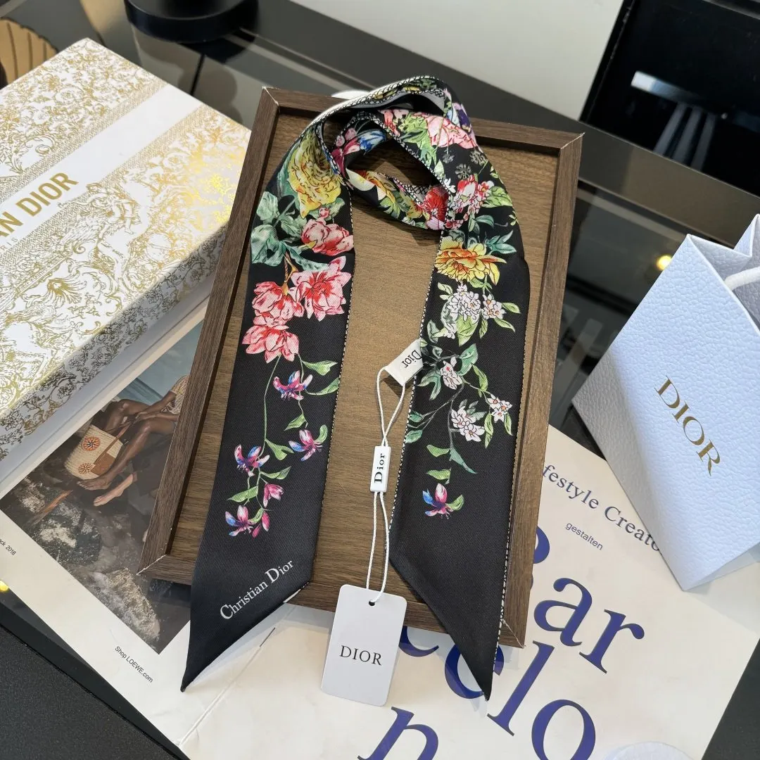 Dior silk headband, exquisite accessories