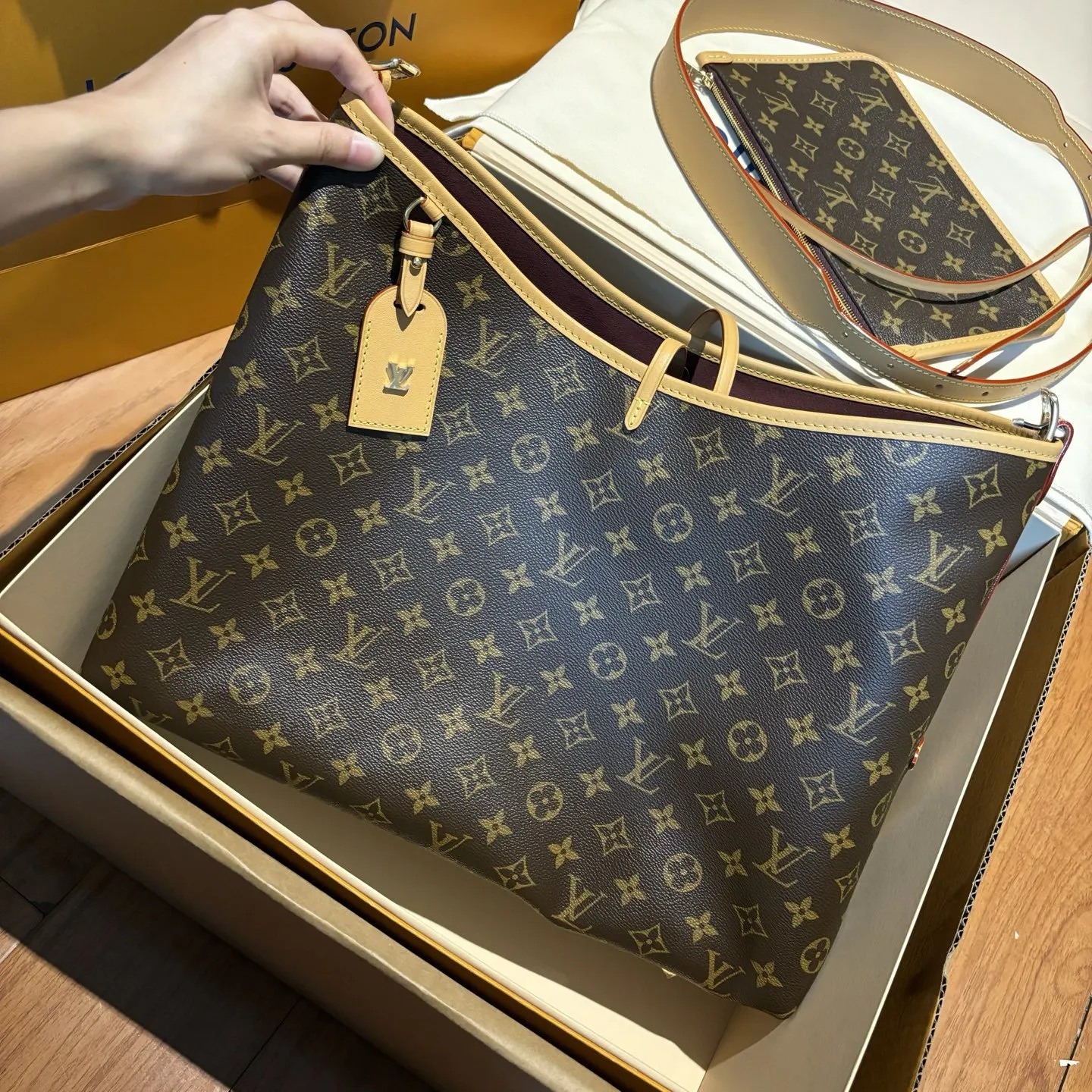 CarryAll 老花 托特包 大容量托特款