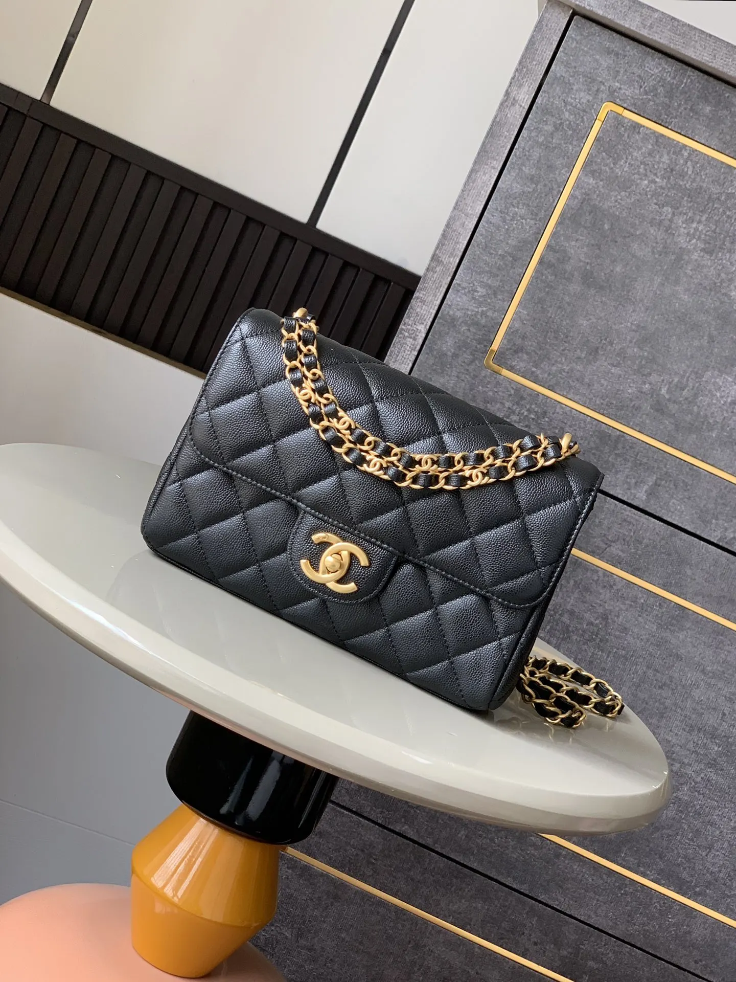 Chanel Chain Bag Leather