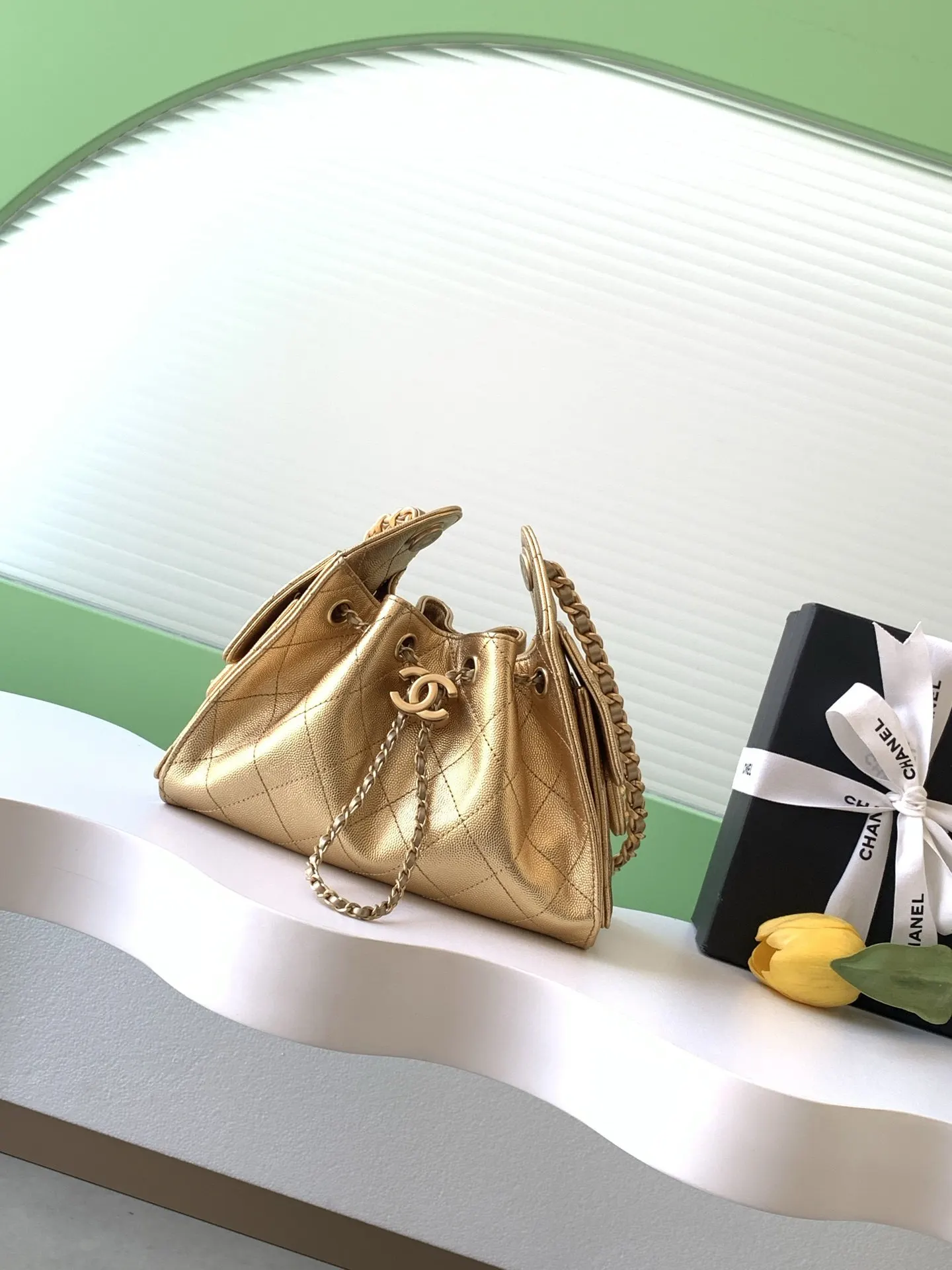 CHANEL Hobo 牛仔 腋下包 復古腋下背款