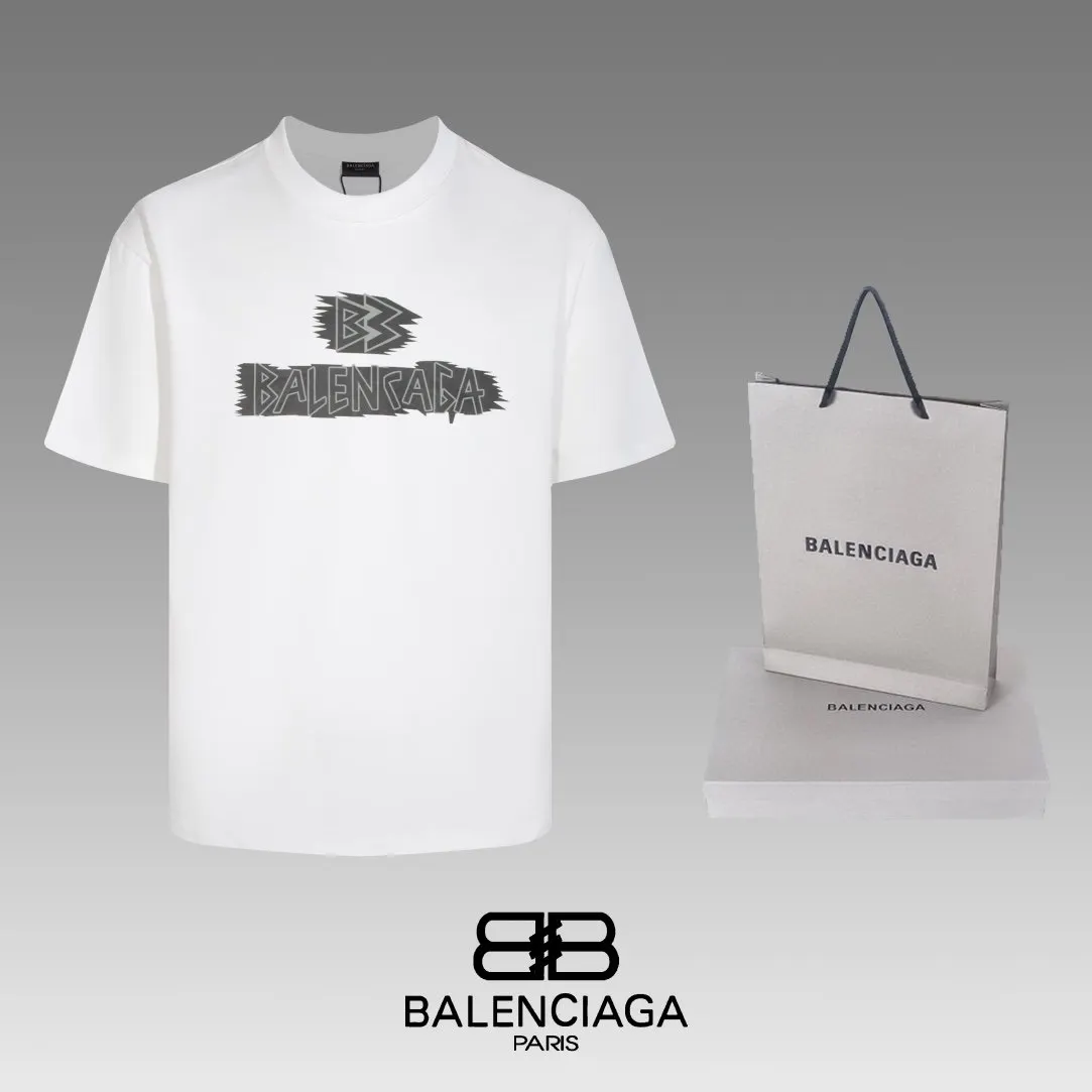 Balenciaga 黑色 短袖T恤 宽松休閒款