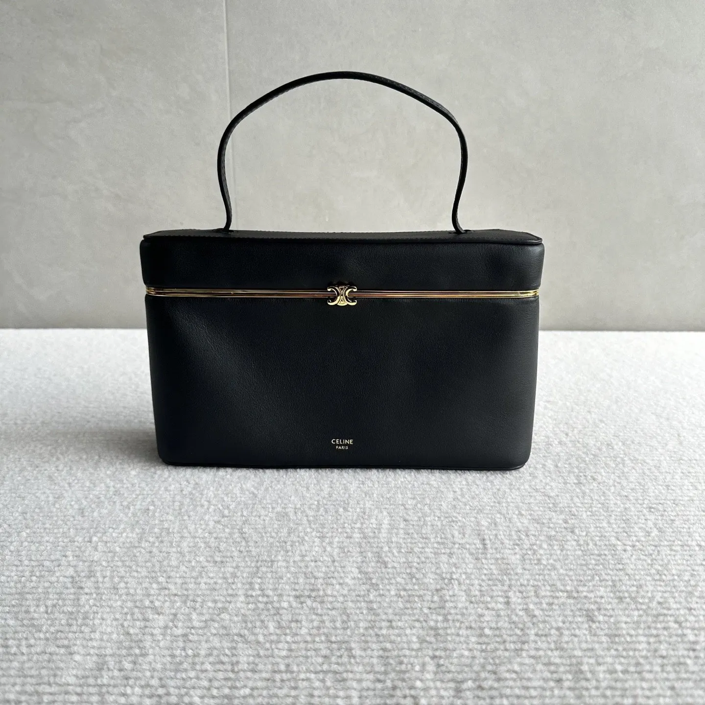 Black Red Cosmetic Pouch