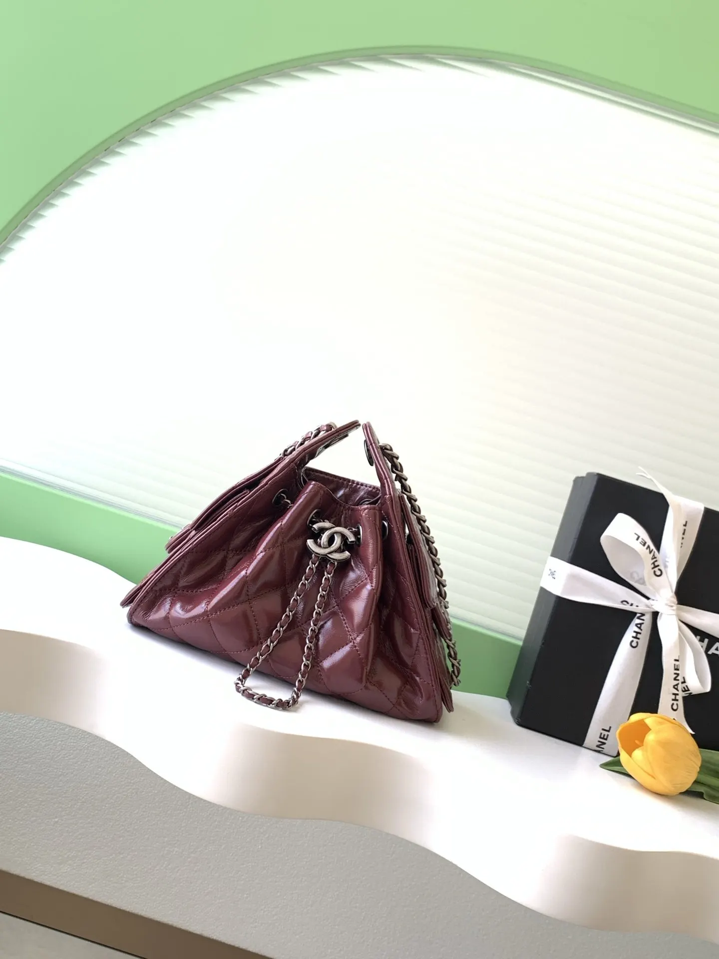Chanel Hobo Shoulder Bag Vintage Leather
