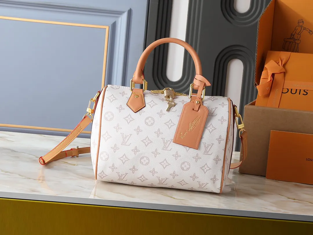 LV Speedy 牛皮 收納包 旅行收納款